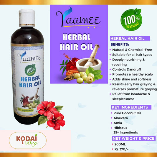 hair oil, long hair oil, herbal hair oil, hair loss treatment