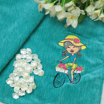 Kids Embroidery Lunch Towels, high-quality Malfino fabric towel