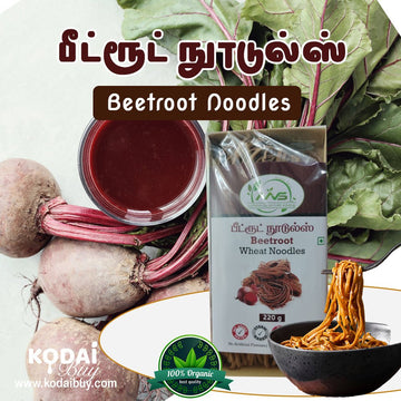 Beetroot Noodles, Wheat Noodles, Organic Noodles | KodaiBuy