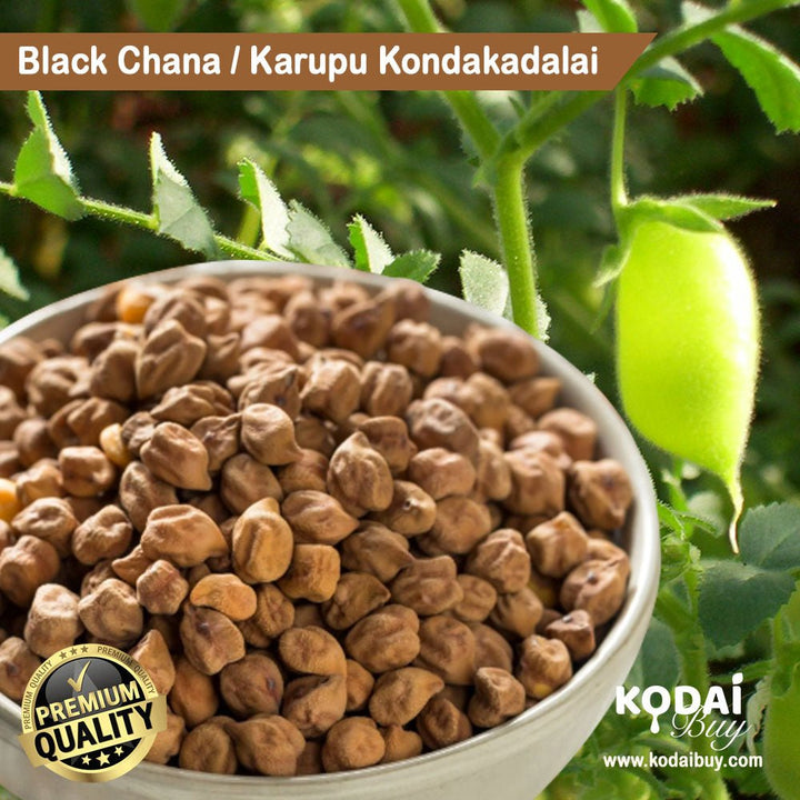 Organic black chickpeas