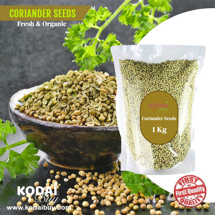 Coriander Seeds, Dhaniya Seeds, Organic Coriander Seeds | KodaiBuy