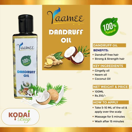 dandruff hair oil, scalp oil for dandruff, herbal dandruff oil