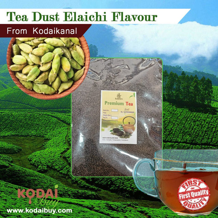 Elaichi tea, cardamom tea, Organic elaichi dust, Kodaikanal elaichi tea