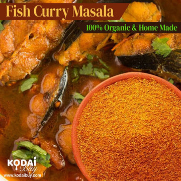 Homemade fish curry masala