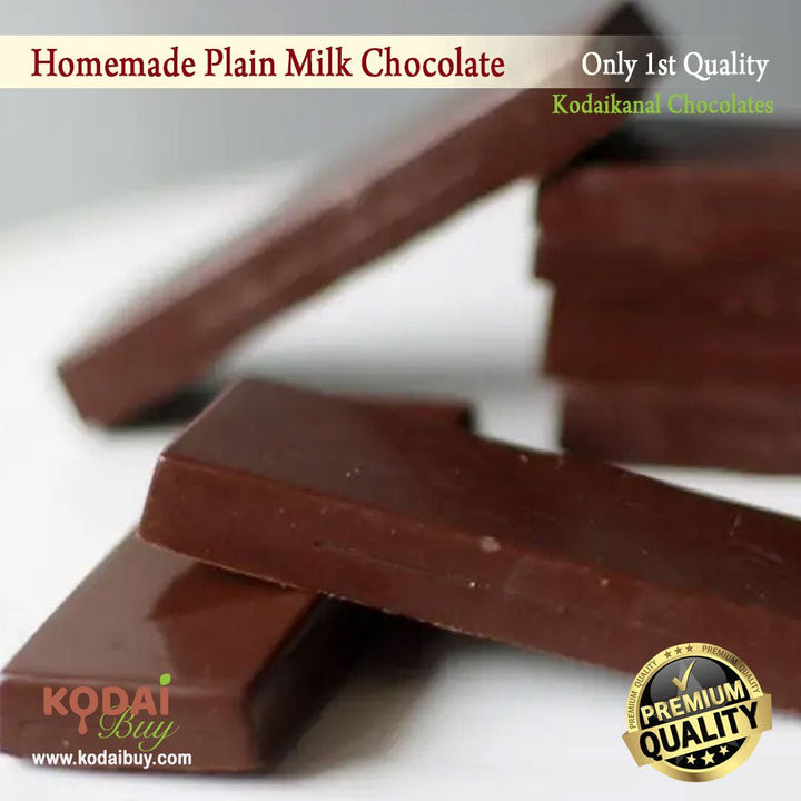 Homemade milk plain chocolate, Kodaikanal milk chocolate | KodaiBuy