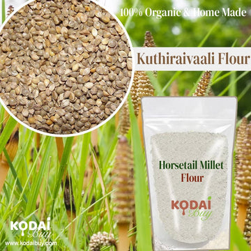 Horsetail Millet Flour, Kuthiraivaali Atta, Kuthiraivaali Mavu