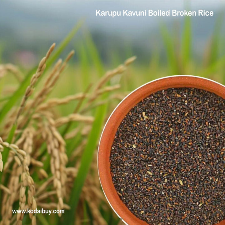 Black Kavuni Broken Boiled Rice