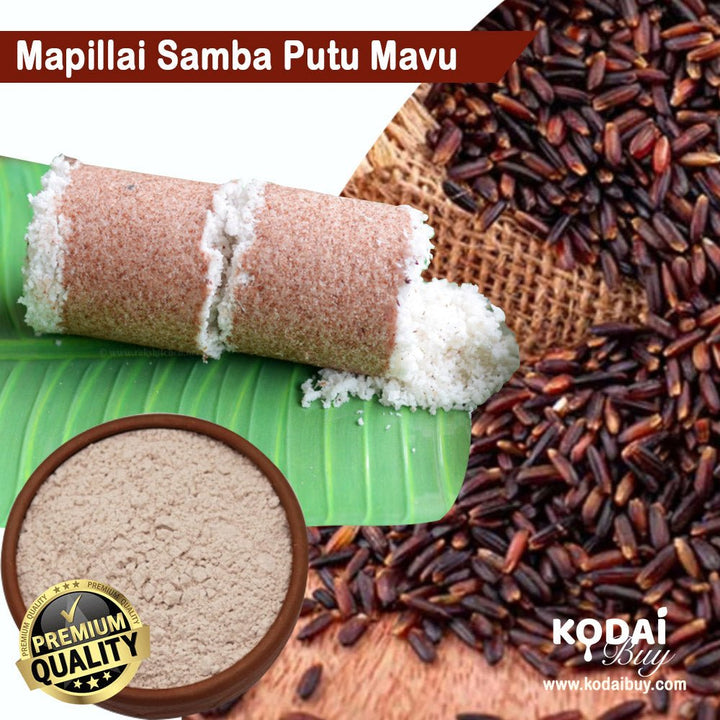 Mapillai Samba Puttu Mavu, Red Rice Puttu Flour, Kodaibuy Puttu | KodaiBuy