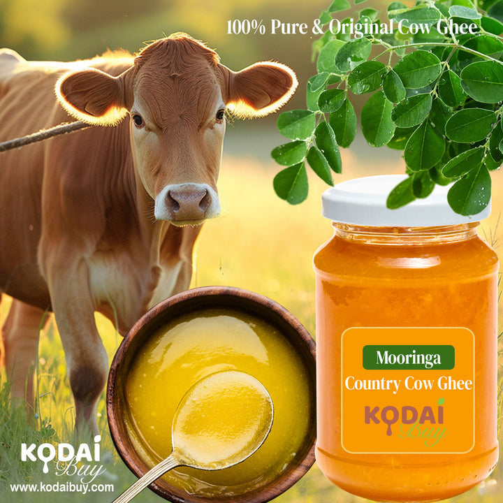 Moringa Country Cow Ghee, Cow Ghee (Using  Drumstick Leaves) | KodaiBuy