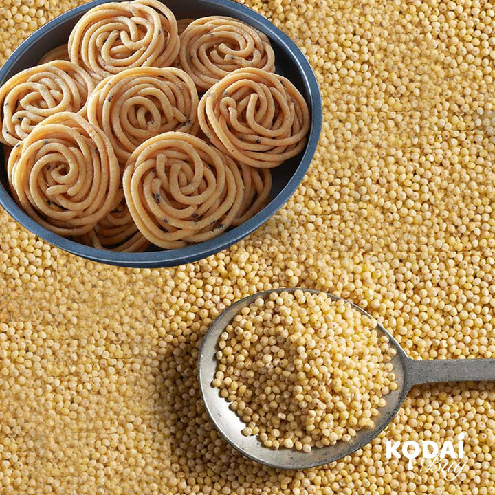 Kodo millet murukku, Varagu rice murukku, Organic murukku snacks