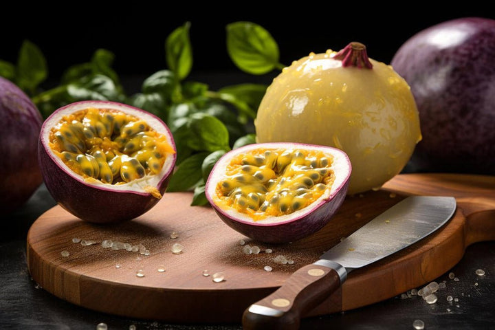 Organic passion fruits