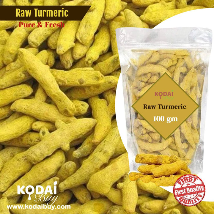 Organic fresh turmeric