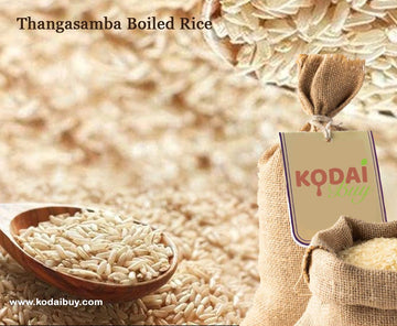 Organic thanga samba boiled rice