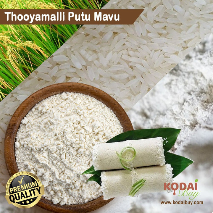 Homemade thooyamalli puttu mavu