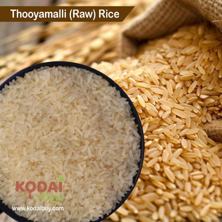 Organic thooyamalli raw rice